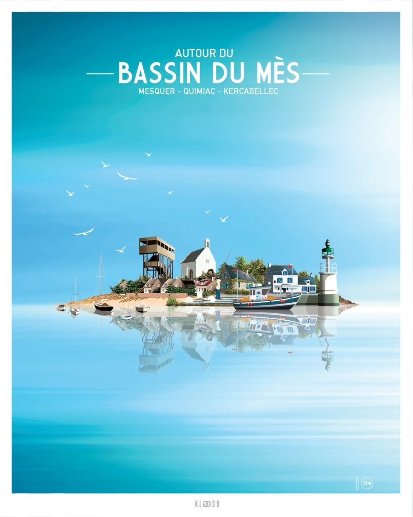 KL AND CO AFFICHE BASSIN DU MES