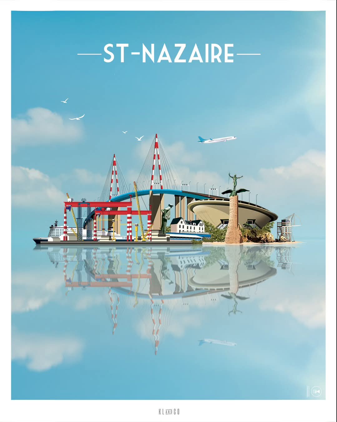 KL AND CO AFFICHE ST NAZAIRE